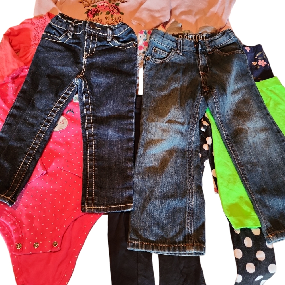🎉Make Offer Sale🎉  Bundle of Gap & Crazy 8 Toddler Jeans & Asst of clothes